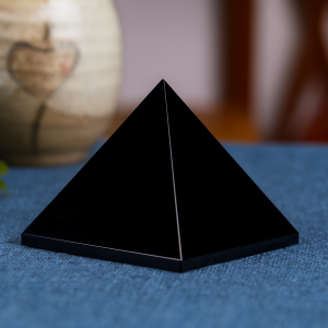 Cosmic Energy Pyramid · Black Obsidian — Frequency Stabilizer & Aura Protector