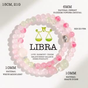Libra Multi-Crystal Energy Bracelet