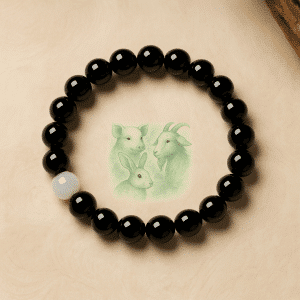 Pig-Rabbit-Goat Trinity Bracelet
