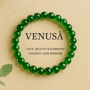 Venus Energy Bracelet – Natural Green Nephrite Jade