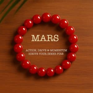 Mars Energy Bracelet – Natural Red Agate