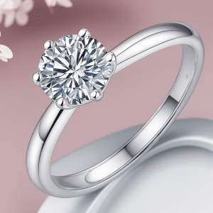 Venus Radiance Ring – Metal Element (White Crystal)