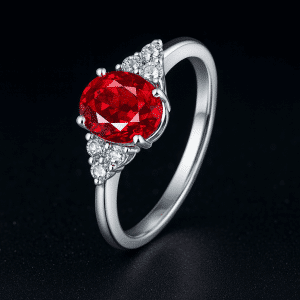 Five Elements Series – Mars Courage Ring (Red Crystal)
