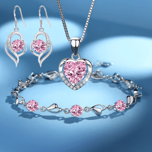 S925 Sterling Silver · Pink CZ · Venus Blessing Ceremony · Love & Harmony Set