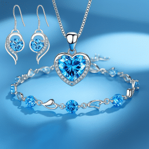 Sapphire Tuned · S925 Sterling Silver.Neptune Dream Intuition Set